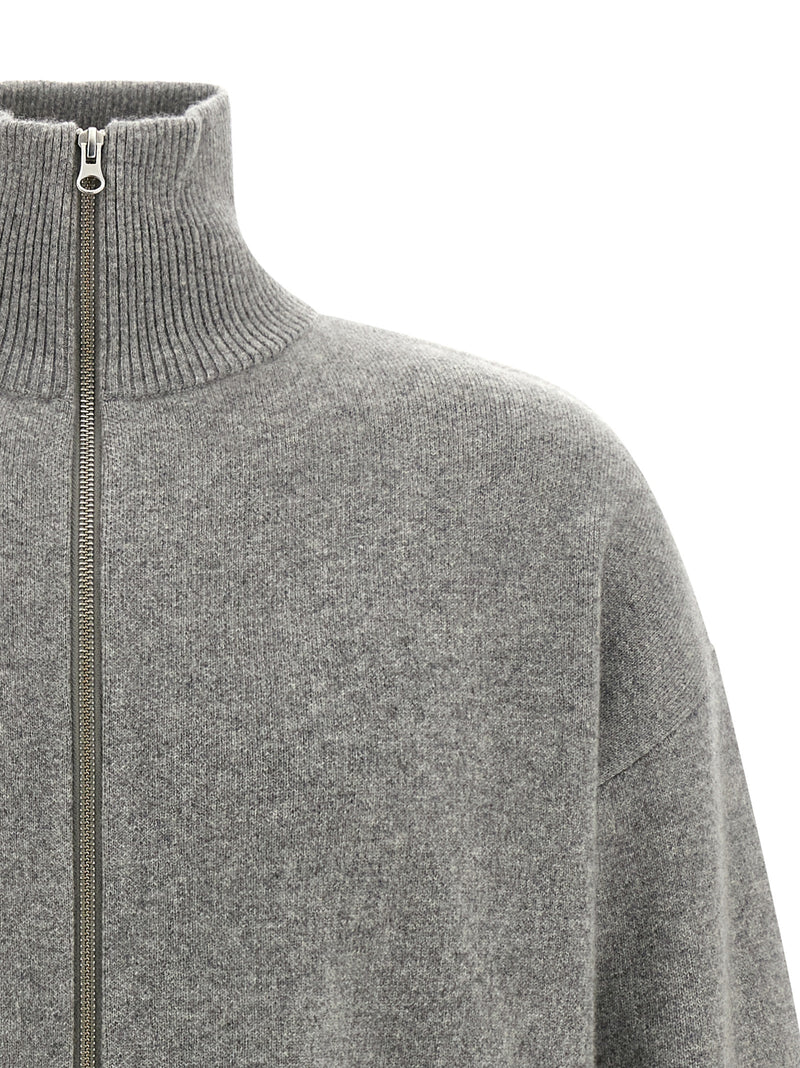 Extreme Cashmere Gray Cashmere Cardigan