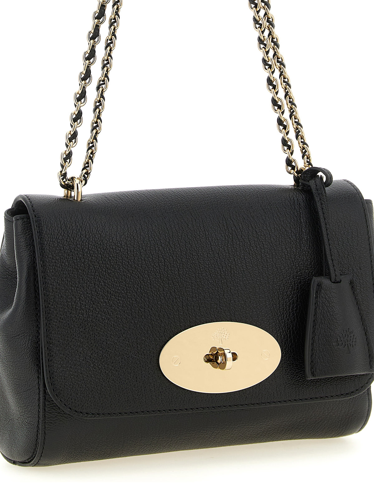 Sac bandoulière Mulberry en cuir de chèvre noir