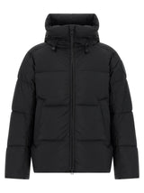 Veste longue Canada Goose noire en polyamide