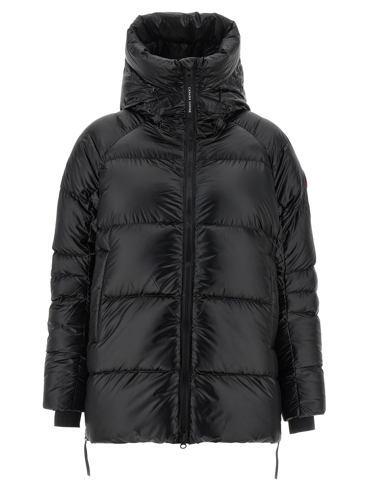 Veste longue Canada Goose noire en polyamide