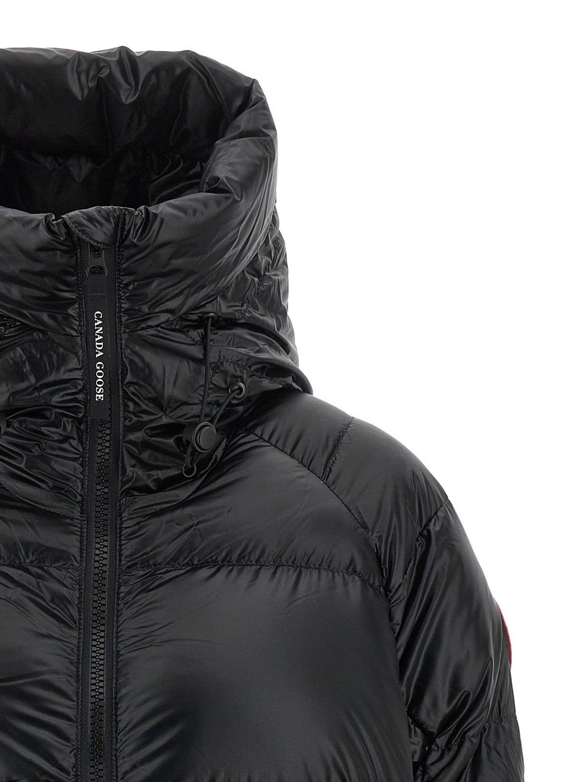 Veste longue Canada Goose noire en polyamide