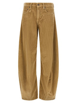 Pantalon décontracté R13 en coton beige