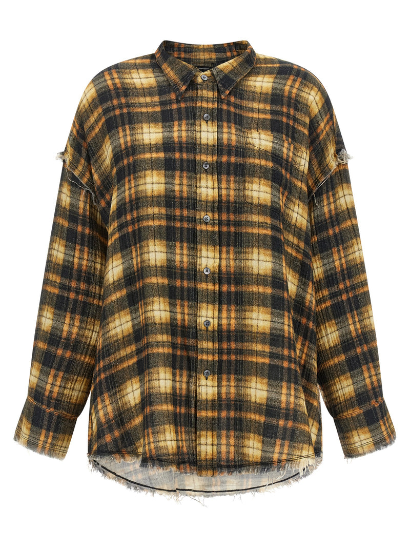 R13 Brown Cotton Blouse