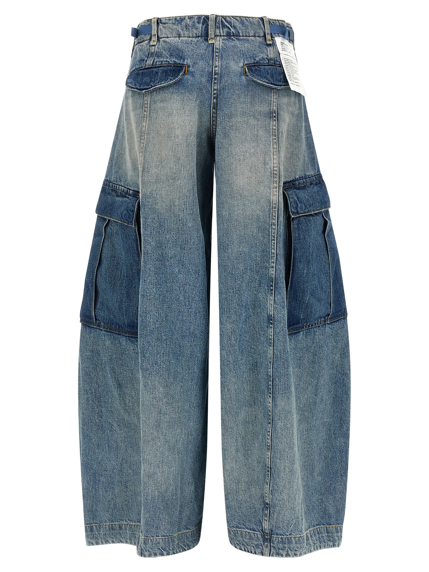 R13 Blue Cotton Jeans Denim