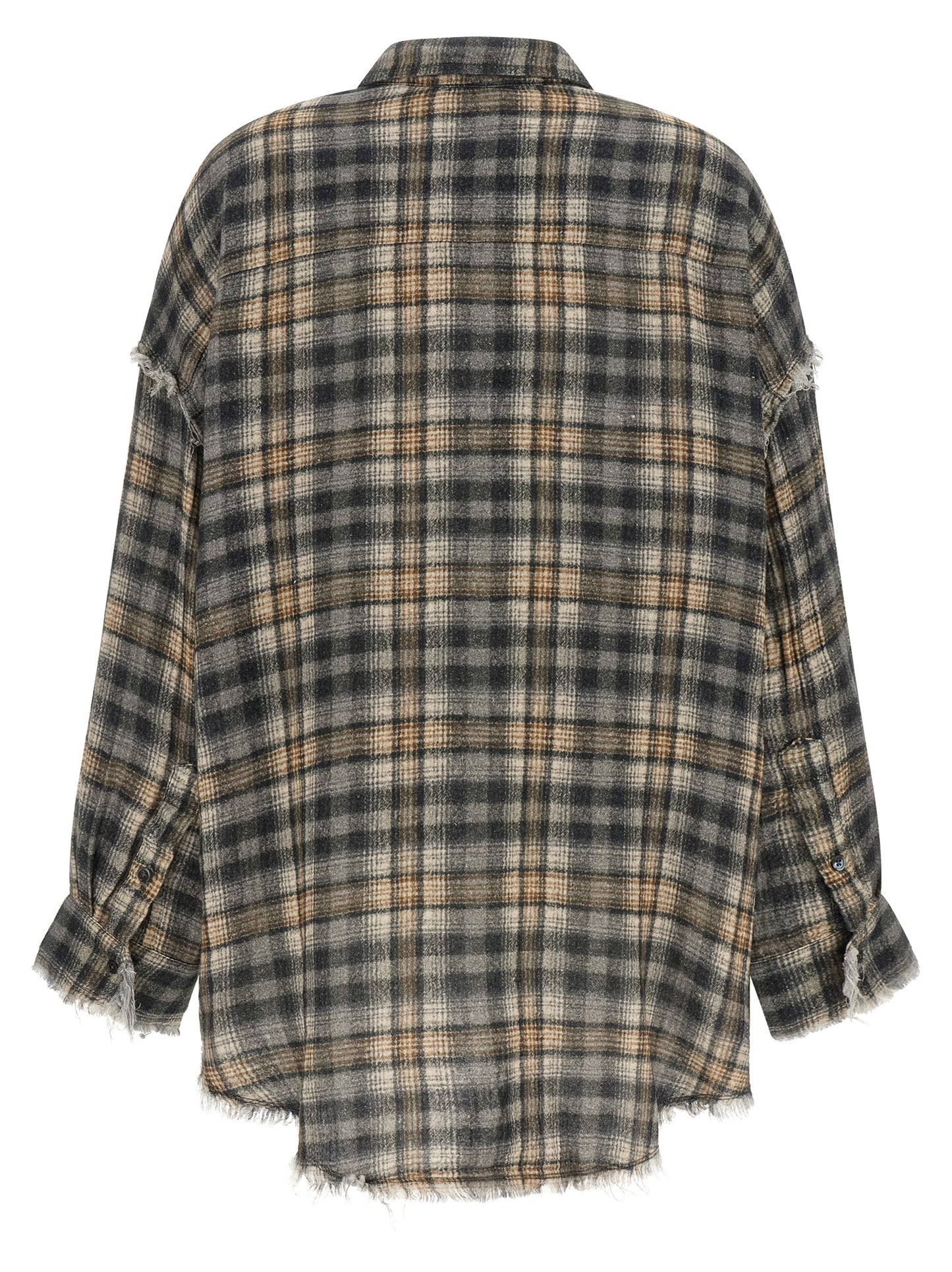 R13 Gray Cotton Blouse