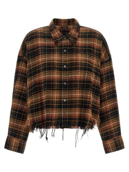R13 Brown Cotton Blouse