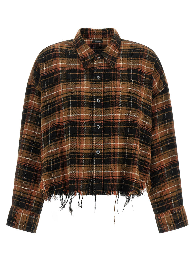 R13 Brown Cotton Blouse