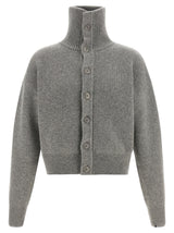Extreme Cashmere Gray Cashmere Cardigan