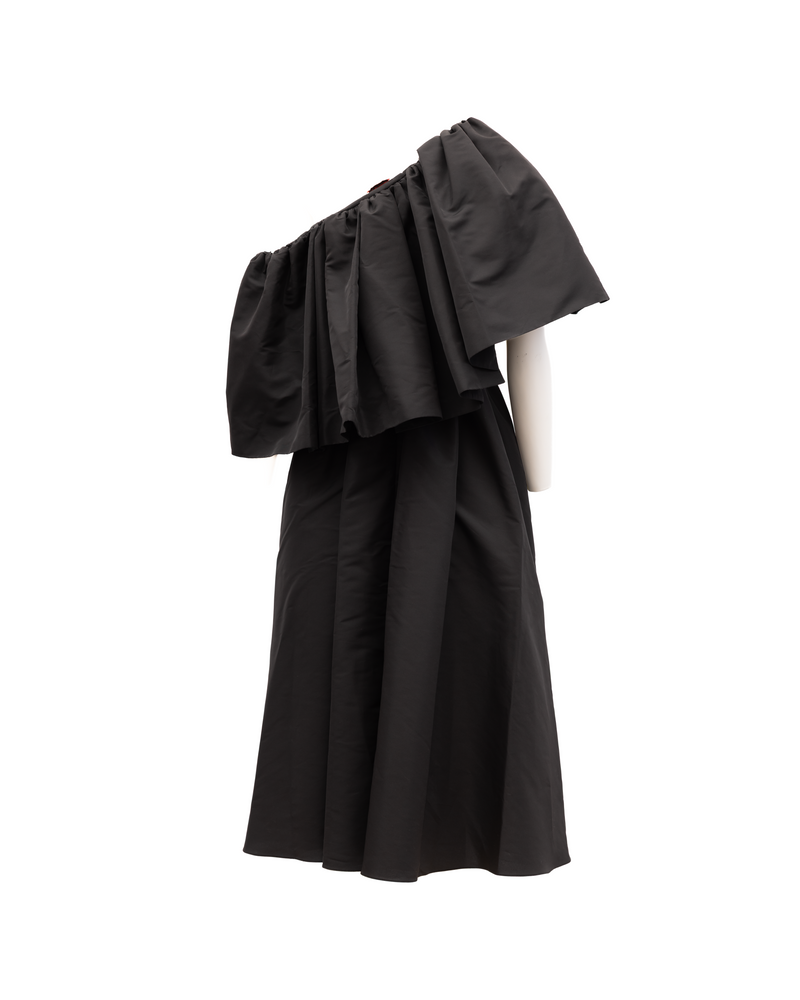 Alexander McQueen Black Women Acetate Dress