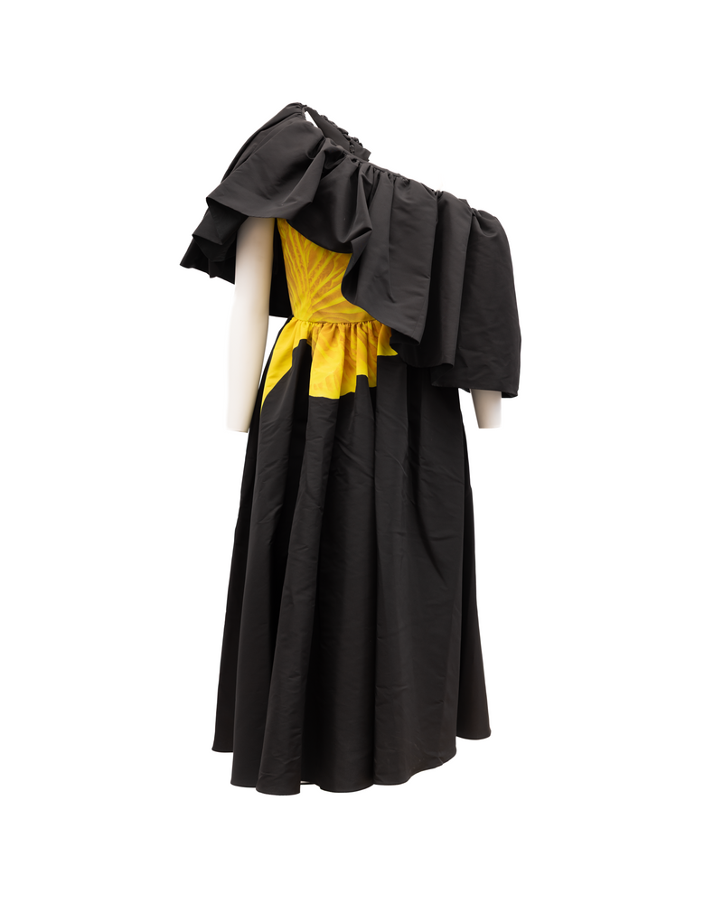Alexander McQueen Black Women Acetate Dress