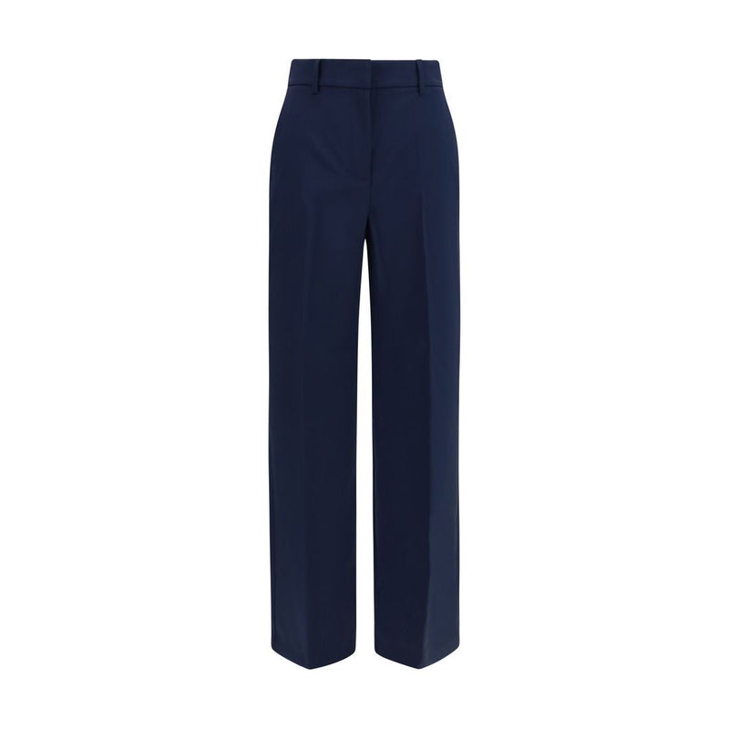 Max Mara Blue Wool Oves Aries Casual Pants