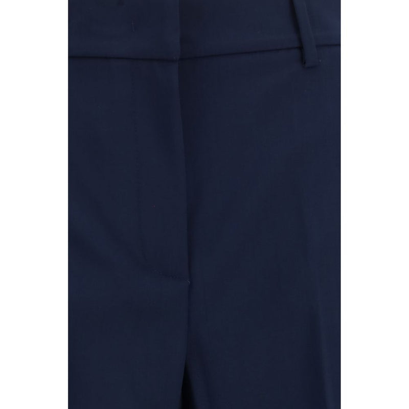 Max Mara Blue Wool Oves Aries Casual Pants
