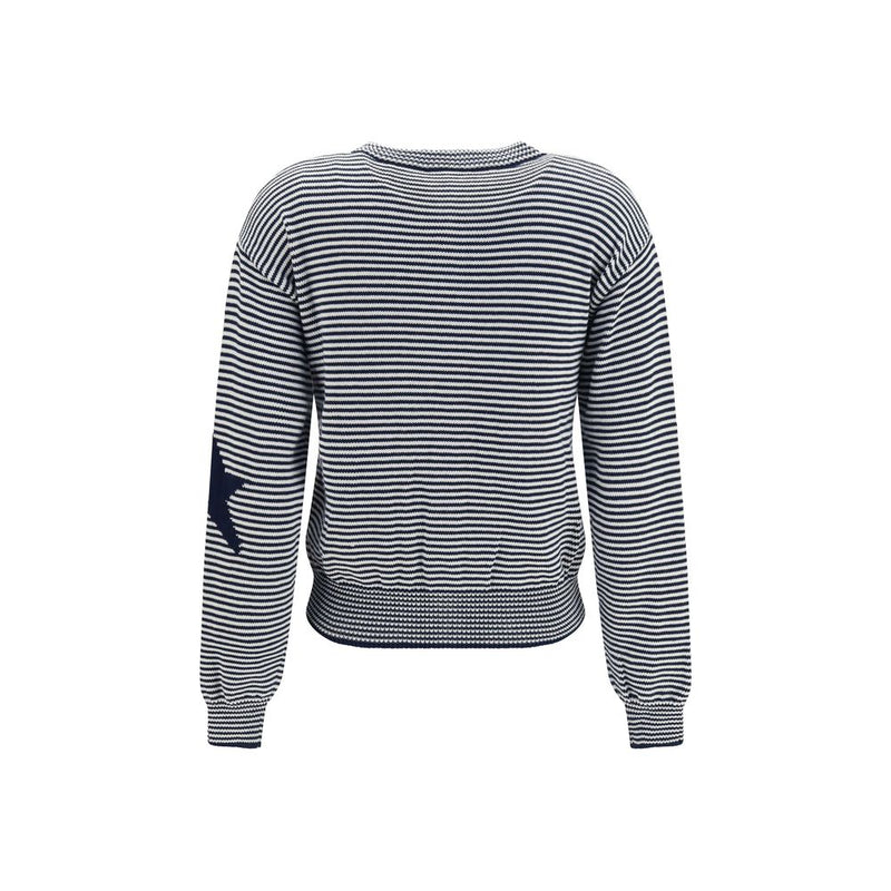 Max Mara Blue Cotton Cardigan