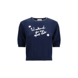 Max Mara Blue Cotton Sweatshirt
