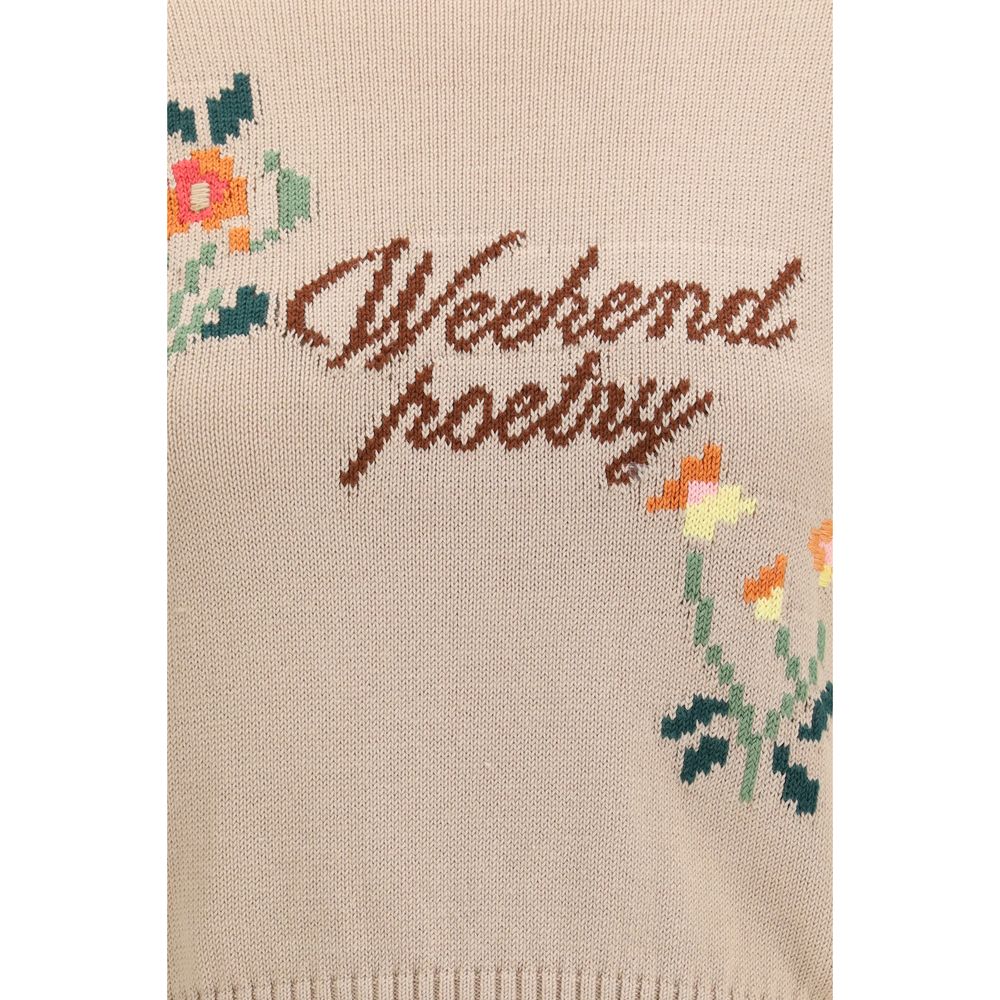 Sweat-shirt Max Mara en coton beige