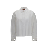 Chemise habillée Max Mara en coton blanc