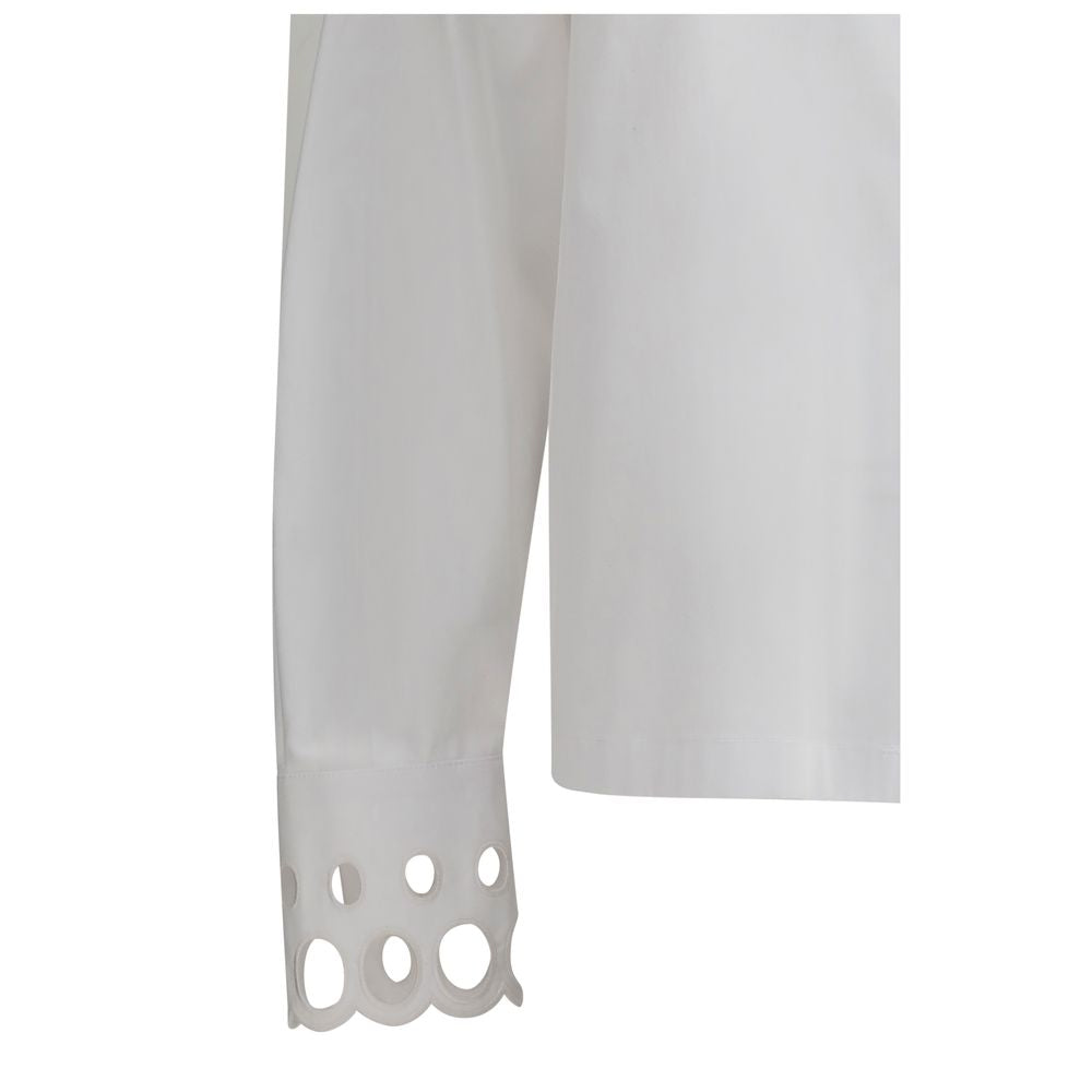 Chemise habillée Max Mara en coton blanc