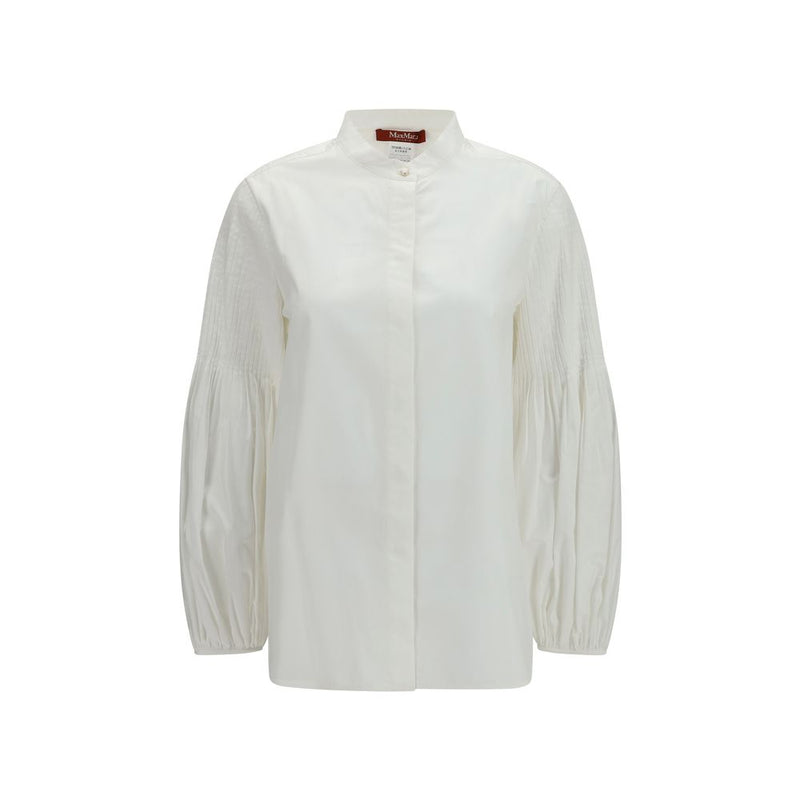 Max Mara White Cotton Blouse