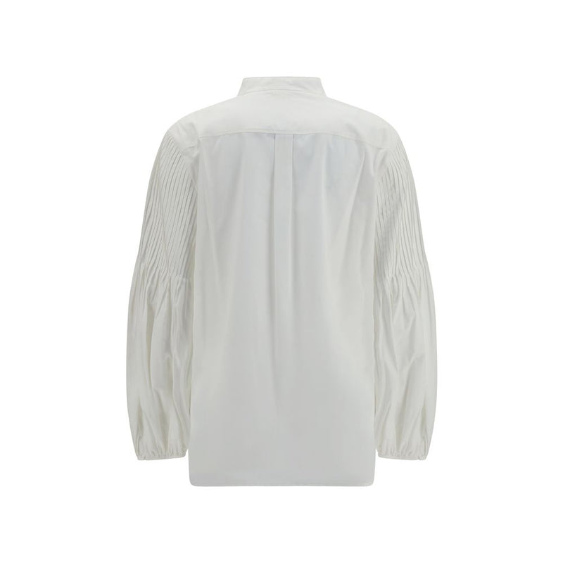Max Mara White Cotton Blouse