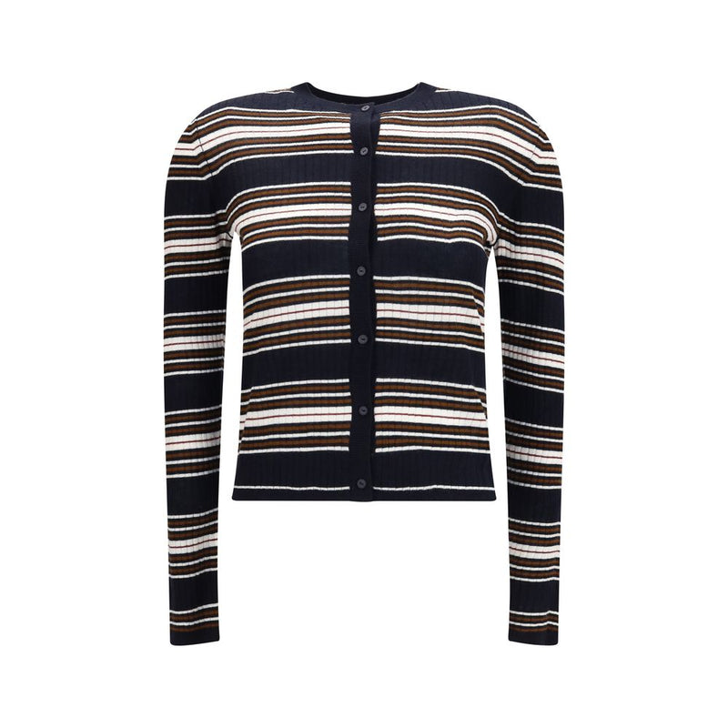 Max Mara Blue Silk Cardigan