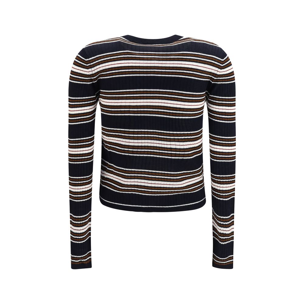 Gilet en soie bleu Max Mara