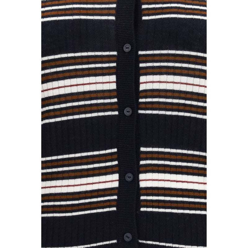 Max Mara Blue Silk Cardigan