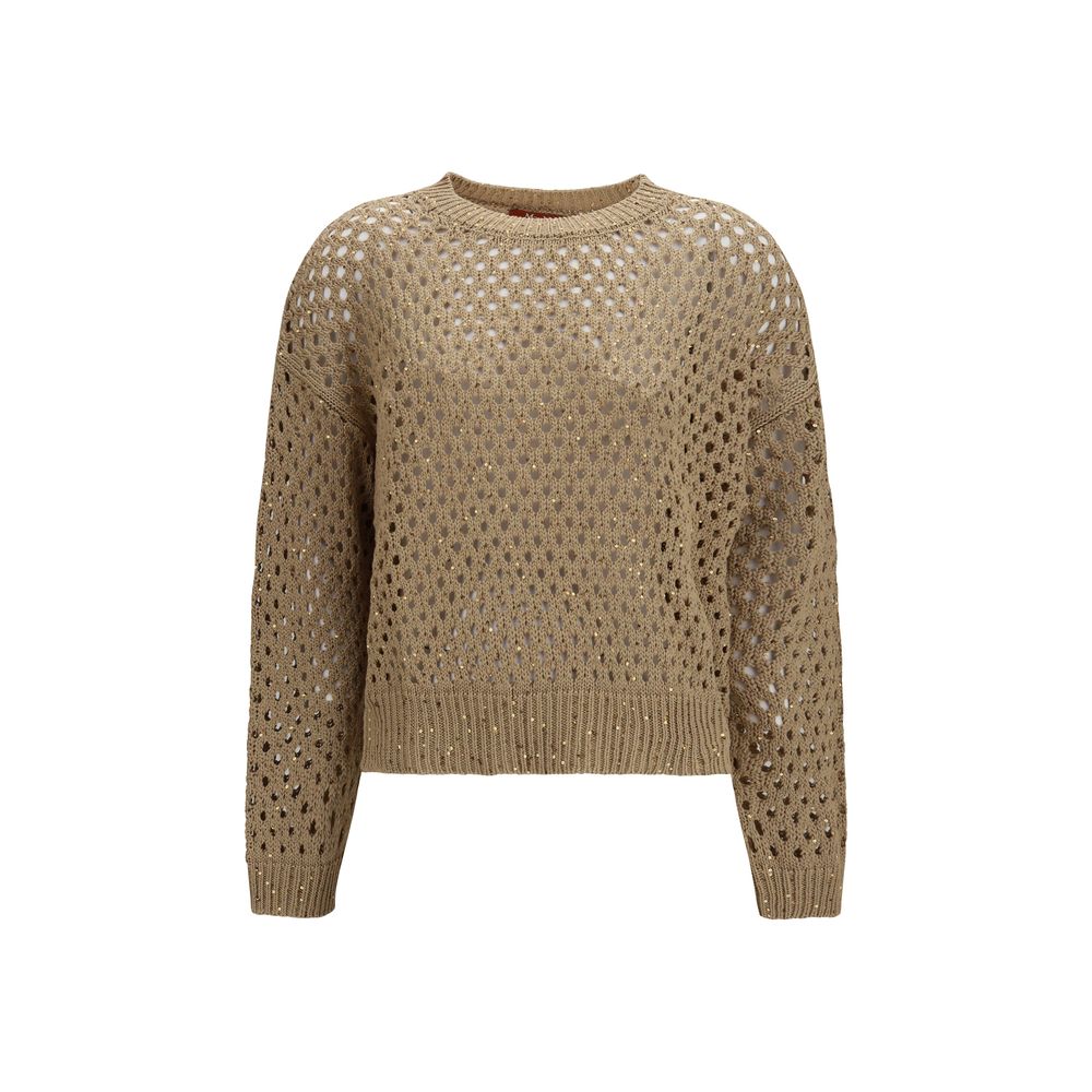 Sweat-shirt Max Mara en coton beige