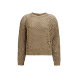 Sweat-shirt Max Mara en coton beige