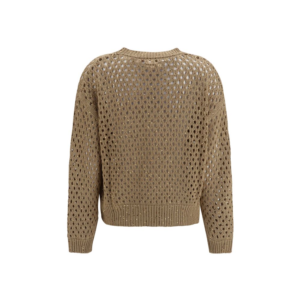 Sweat-shirt Max Mara en coton beige