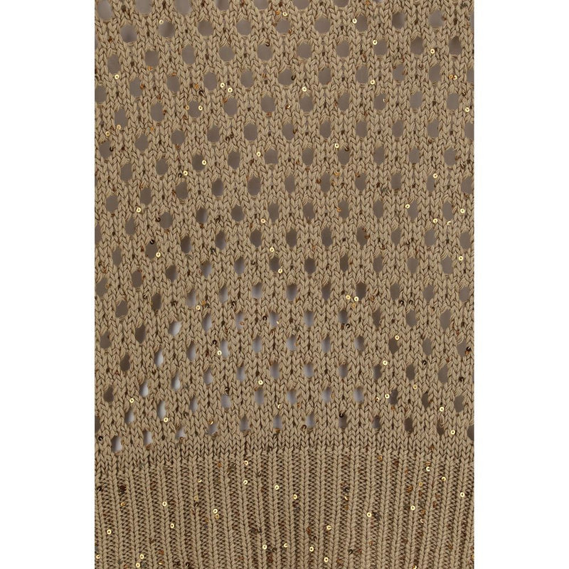Max Mara Beige Cotton Sweatshirt