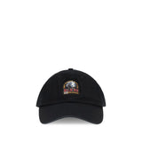 Casquette Parajumpers en coton noir (casquette de baseball)