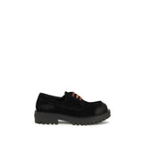 Mocassins à enfiler Prada en cuir suédé noir