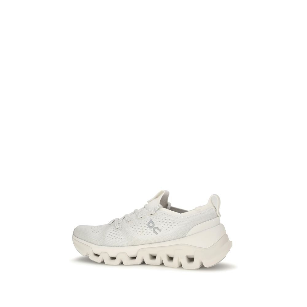 SUR Baskets athlétiques en tissu blanc