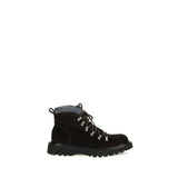 Bottes à lacets en cuir suédé marron Fratelli Rossetti