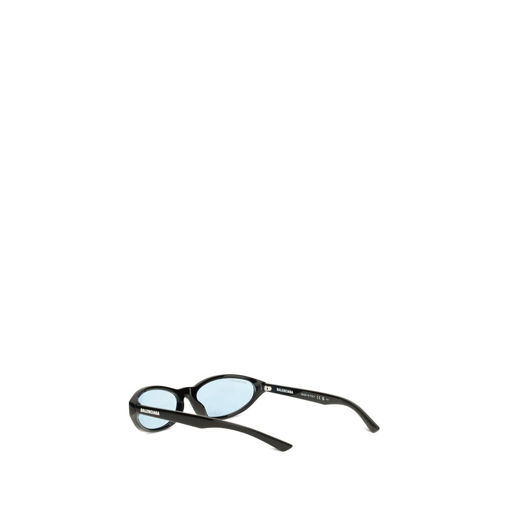 Lunettes de soleil Balenciaga noires en acétate