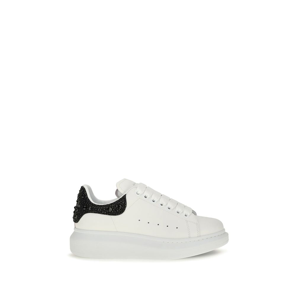Baskets épaisses Alexander McQueen en cuir de veau blanc Bos Taurus