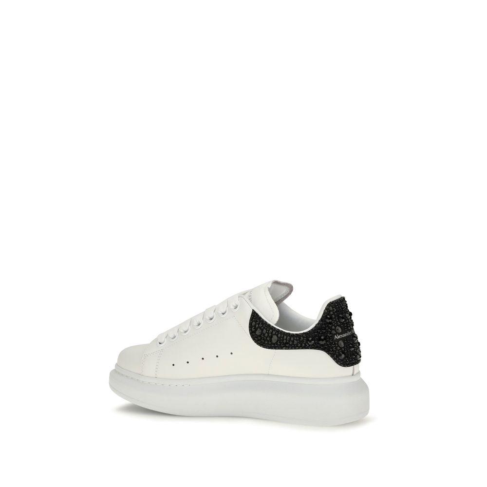 Baskets épaisses Alexander McQueen en cuir de veau blanc Bos Taurus