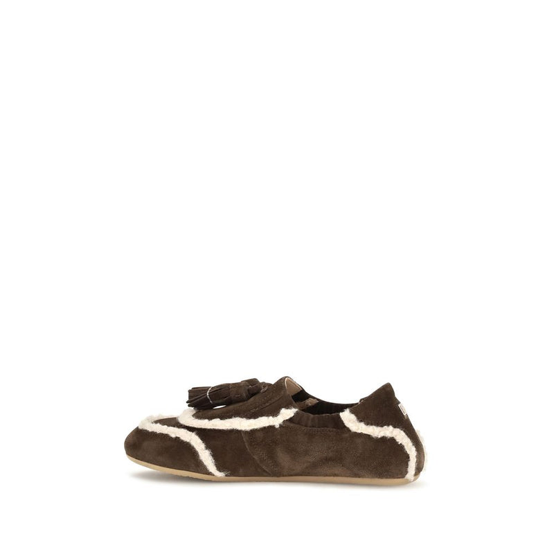 Fratelli Rossetti Brown Suede Leather Slip-On Loafers