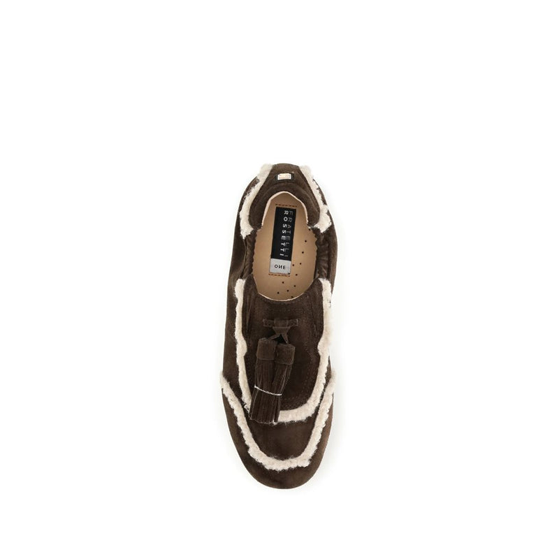 Fratelli Rossetti Brown Suede Leather Slip-On Loafers