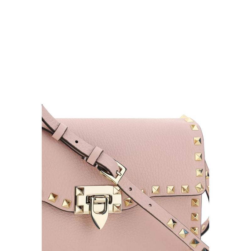 Valentino Garavani Pink Calf Leather Bos Taurus Shoulder Bag