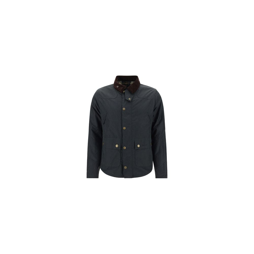 Veste Barbour longue en coton noir