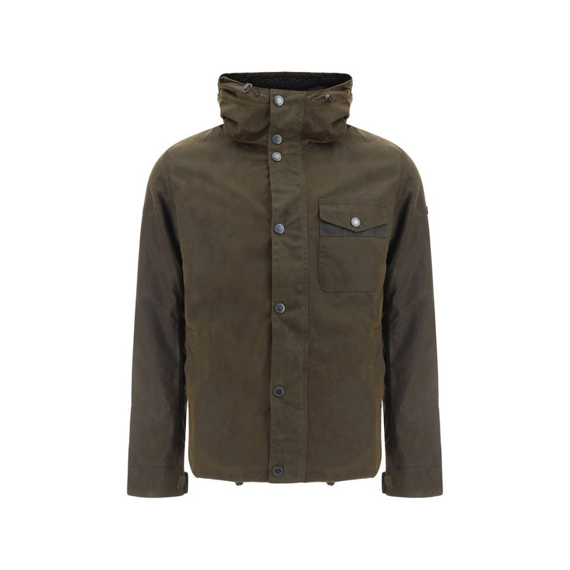 Barbour Bicolor Cotton Full-Length Jacket