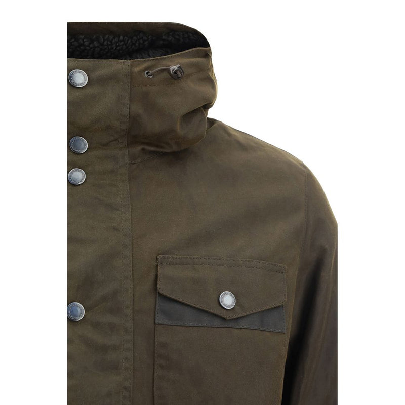 Barbour Bicolor Cotton Full-Length Jacket