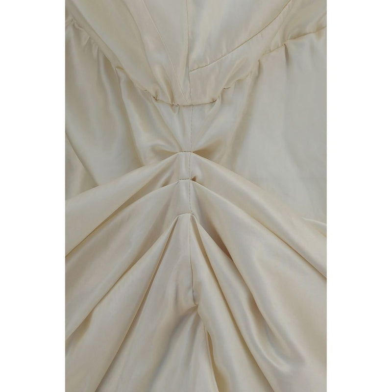 Magda Butrym Beige Viscose Cocktail Dress