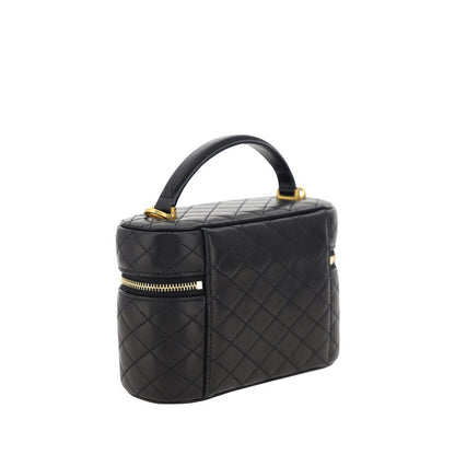 Saint Laurent Black Calf Leather Bos Taurus Shoulder Bag