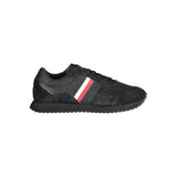 Baskets homme Tommy Hilfiger en cuir noir