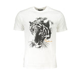 T-shirt homme en coton Cavalli Class Bianco