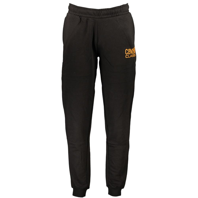 Cavalli Class Black Cotton Men's Trousers