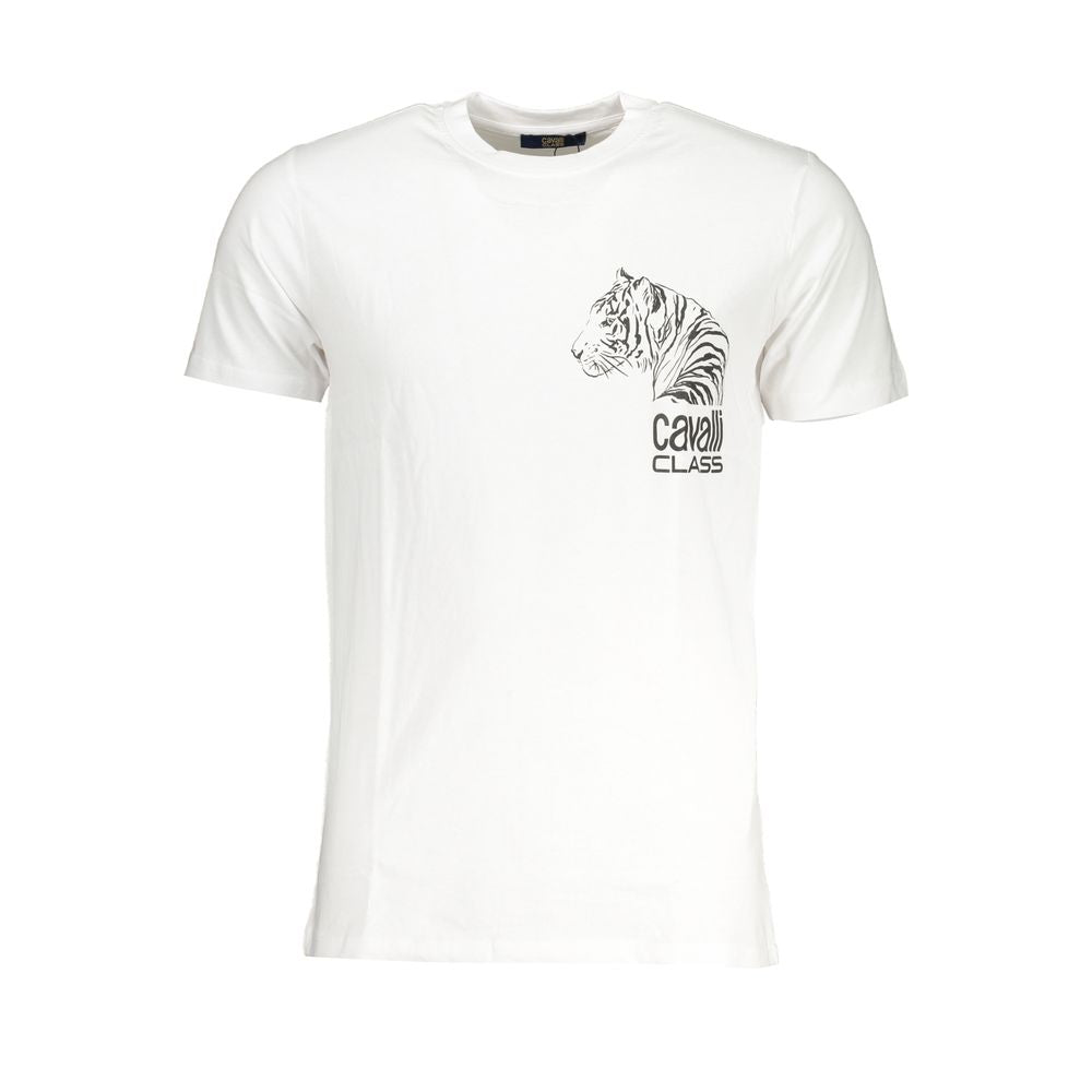 T-shirt Cavalli Class en coton blanc