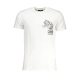 T-shirt Cavalli Class en coton blanc